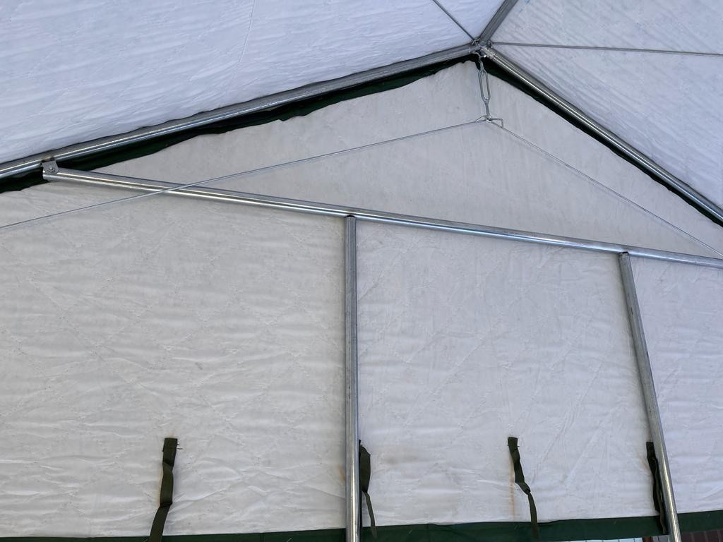 Палатка Каркасная утепленная зеленого цвета 5х4